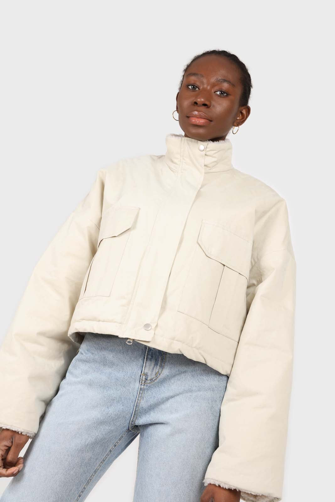 Ivory teddy lined patch pocket jacket_3