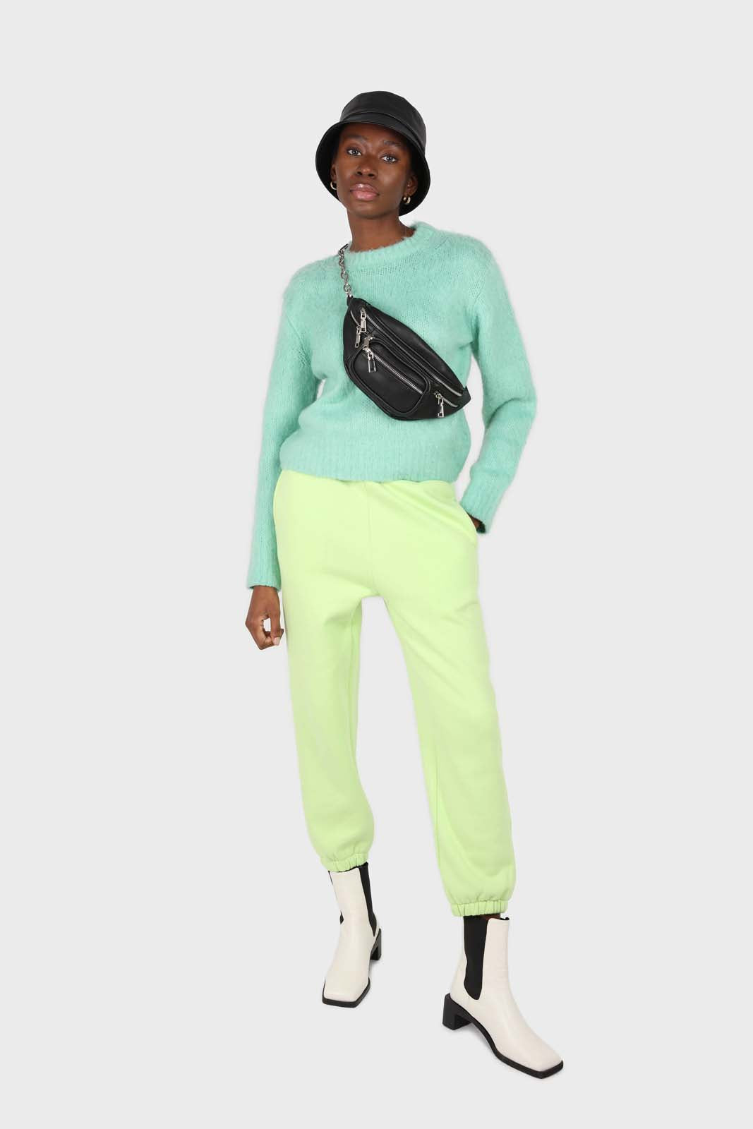 Neon green sweatpants_2