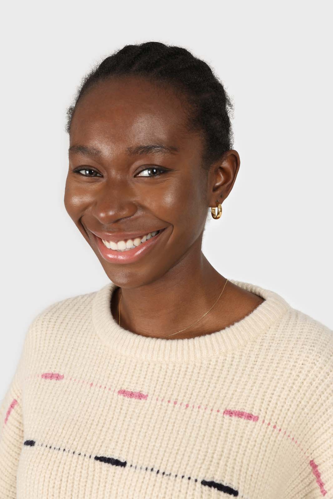 Ivory and pink stitched stripe jumper_6