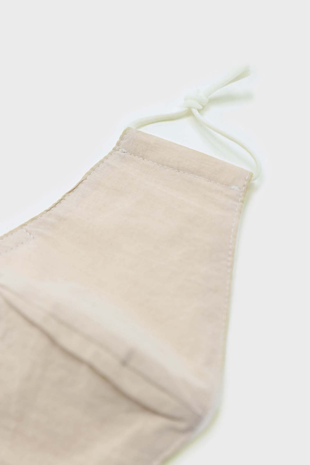 Beige cotton face mask_1