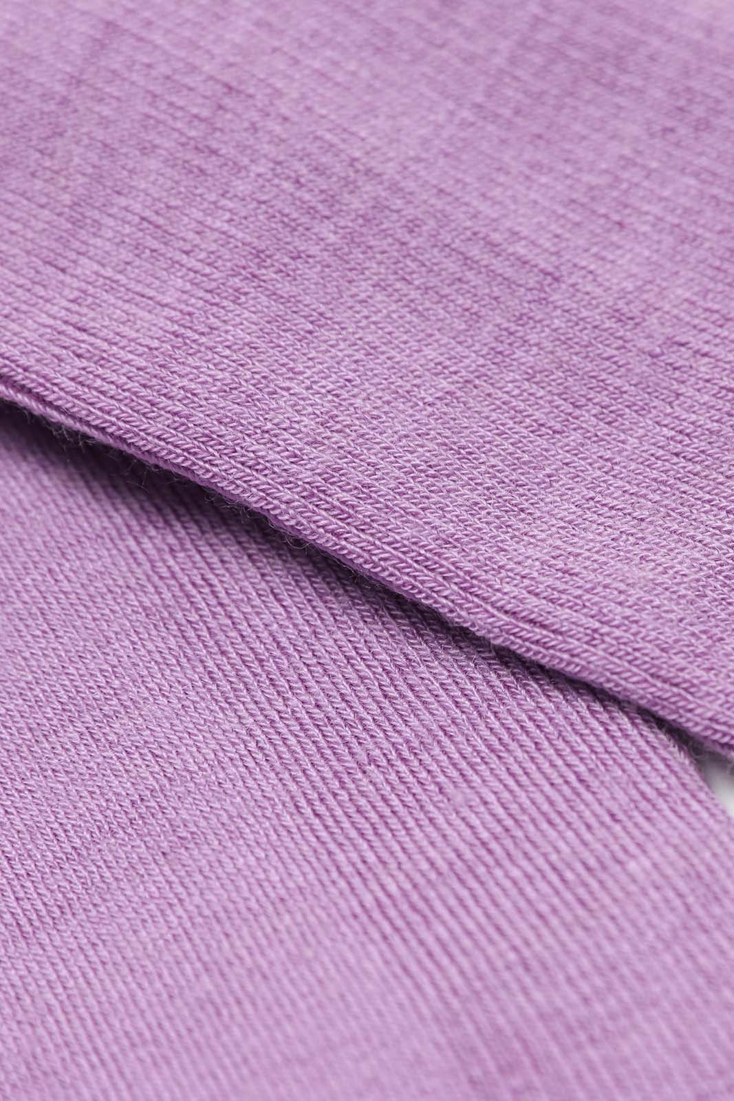 Lilac merino wool socks_2