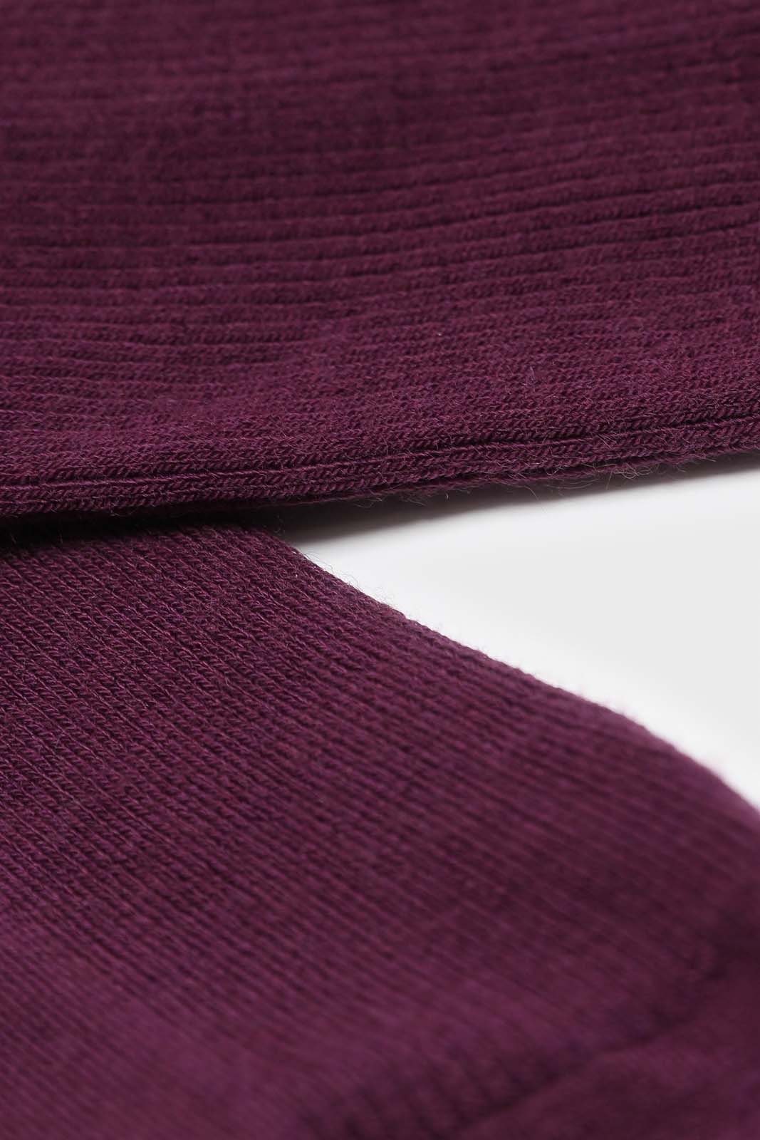 Violet merino wool socks_2