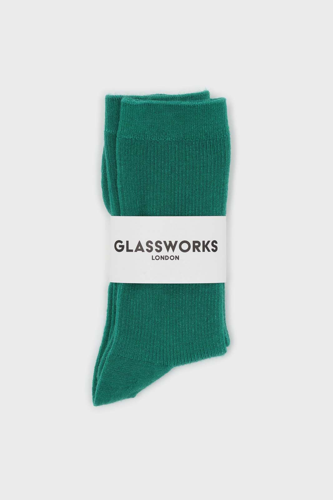 Bright green merino wool socks_3