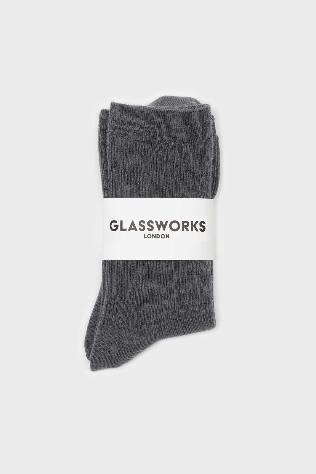 Grey merino wool socks_3