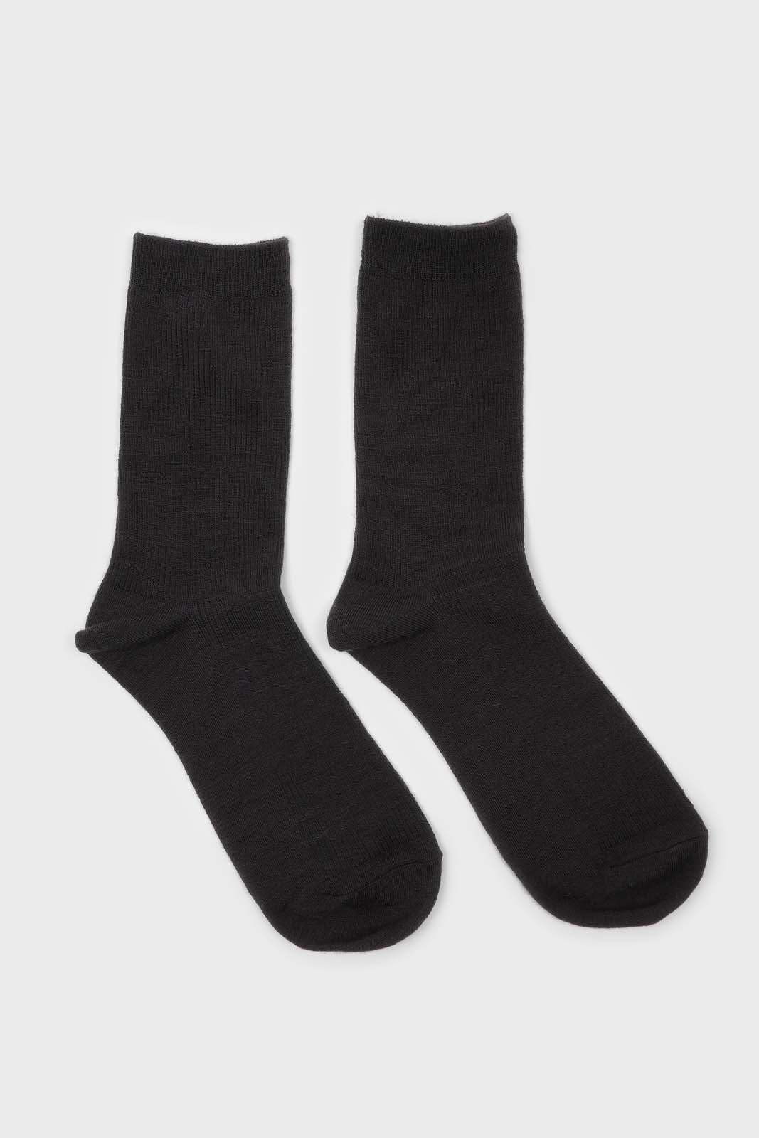 Charcoal merino wool socks_4