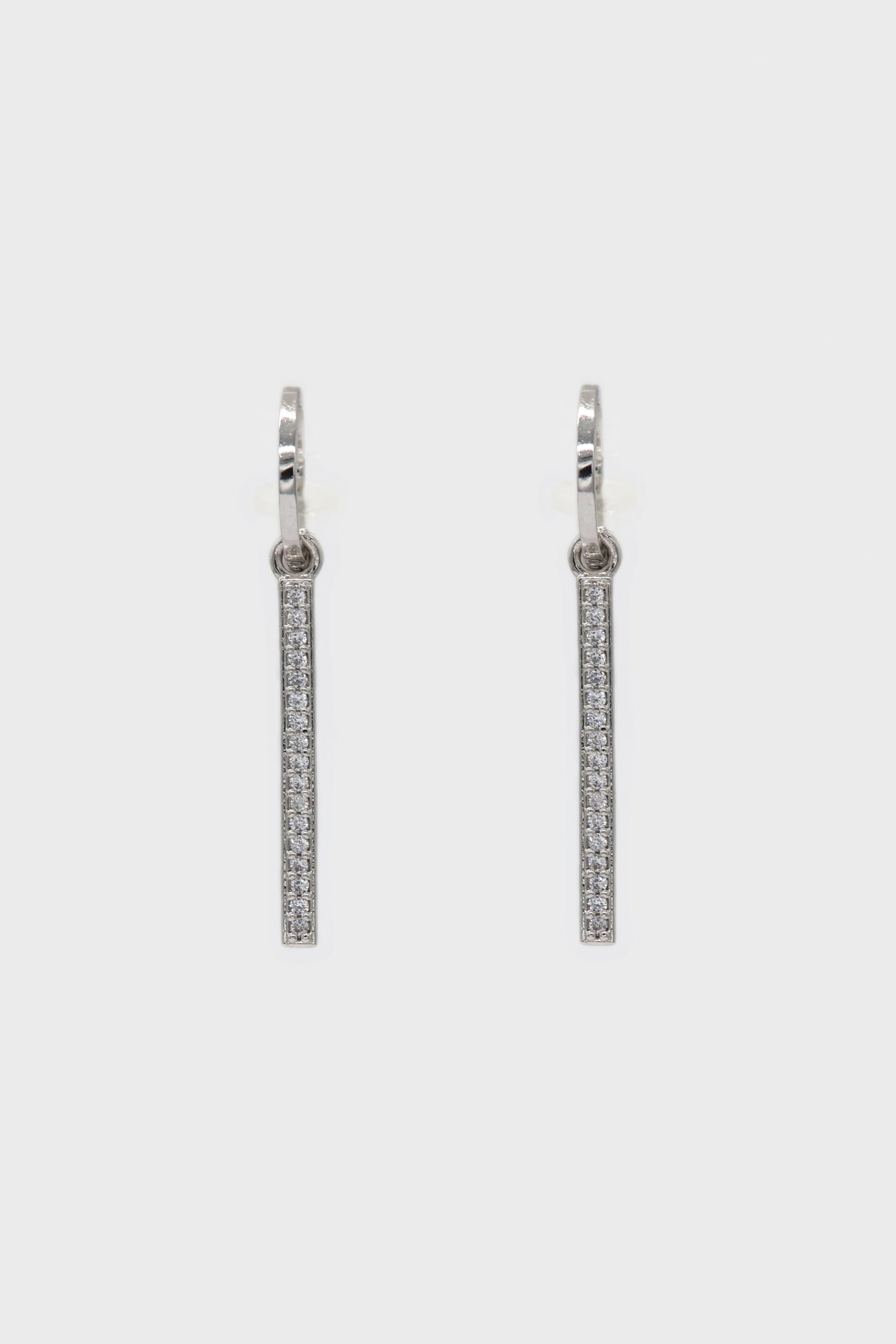 Silver dangling diamante bar hoop earrings_1