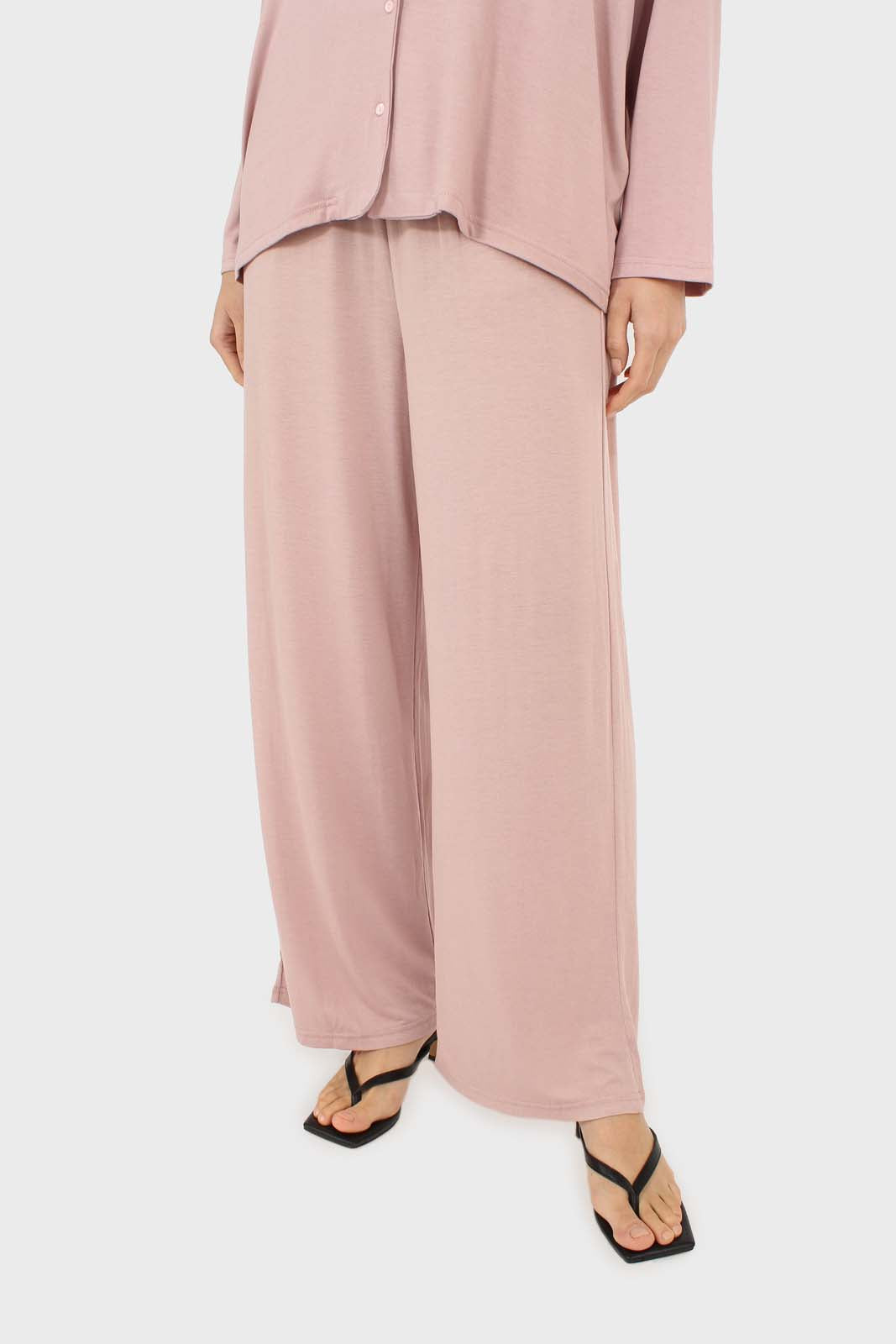 Pink jersey pajama bottoms_1