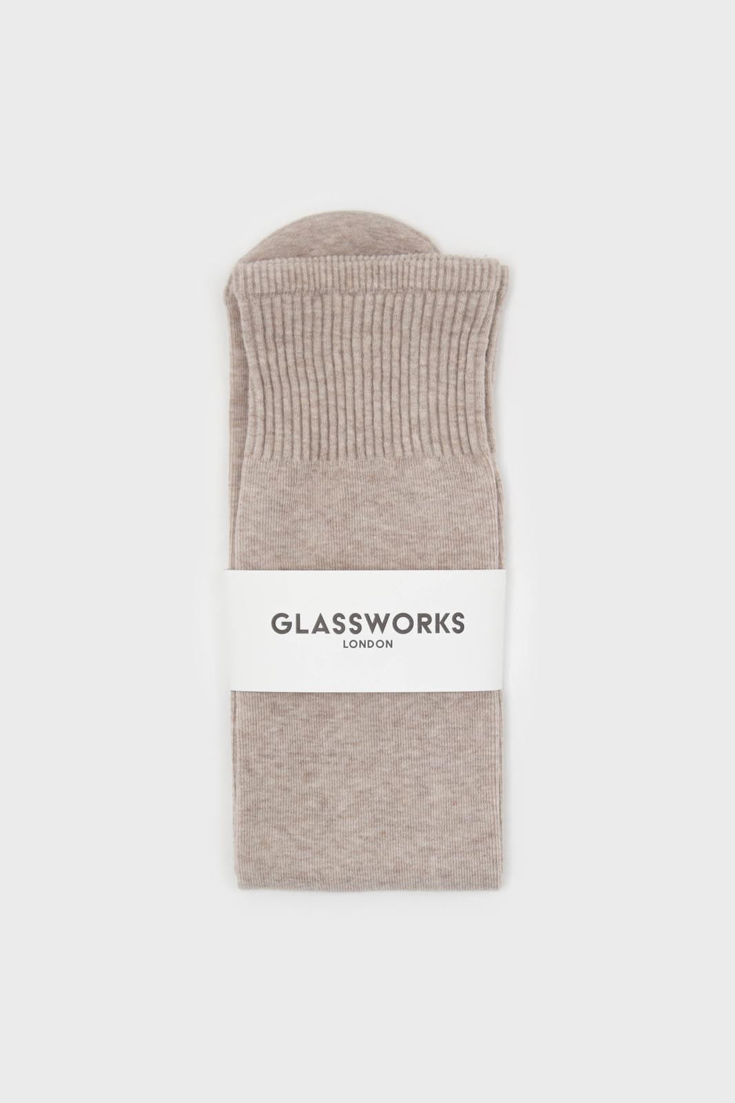 Beige knee high socks_3