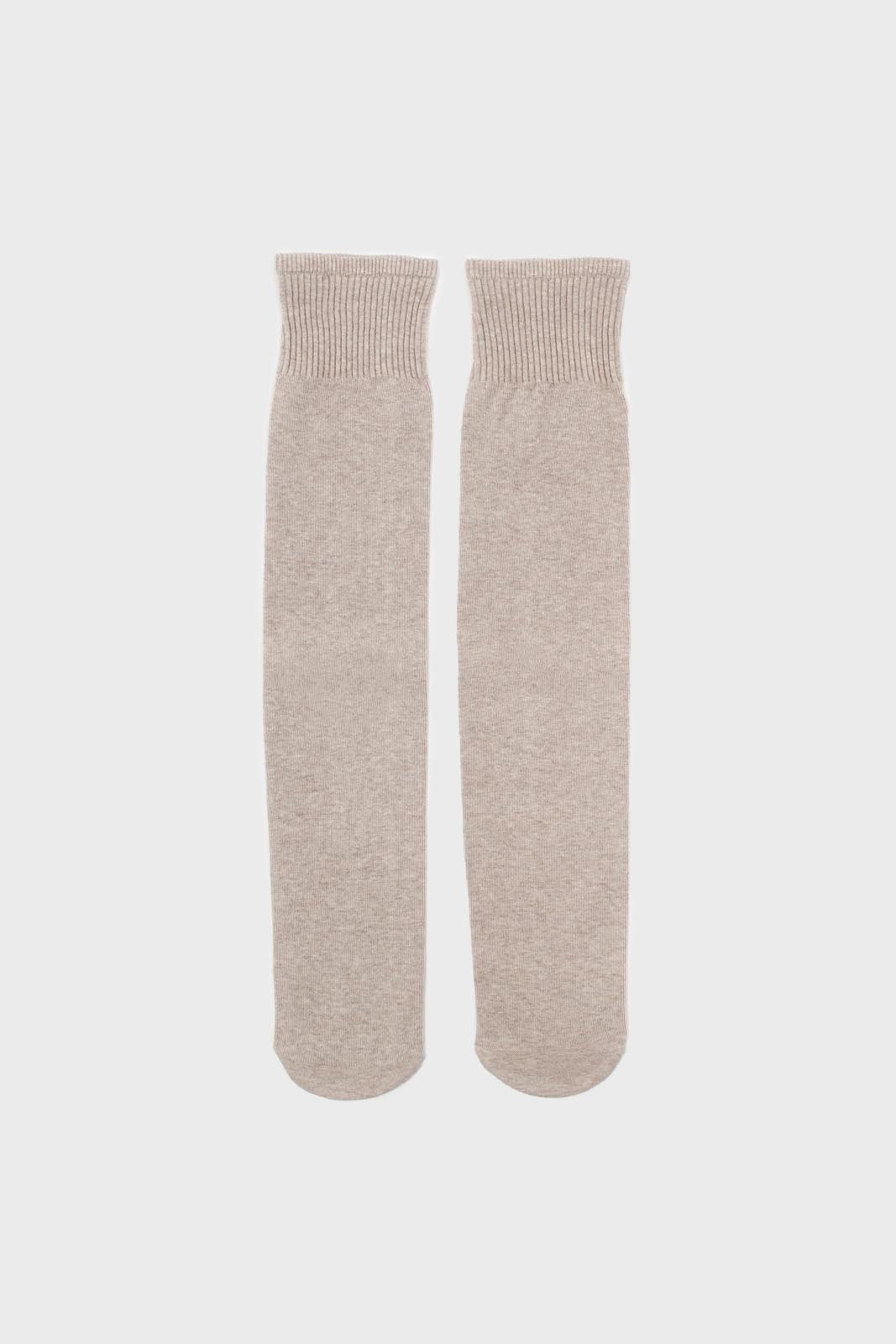 Beige knee high socks_4