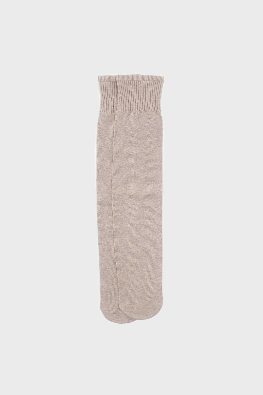 Beige knee high socks_1