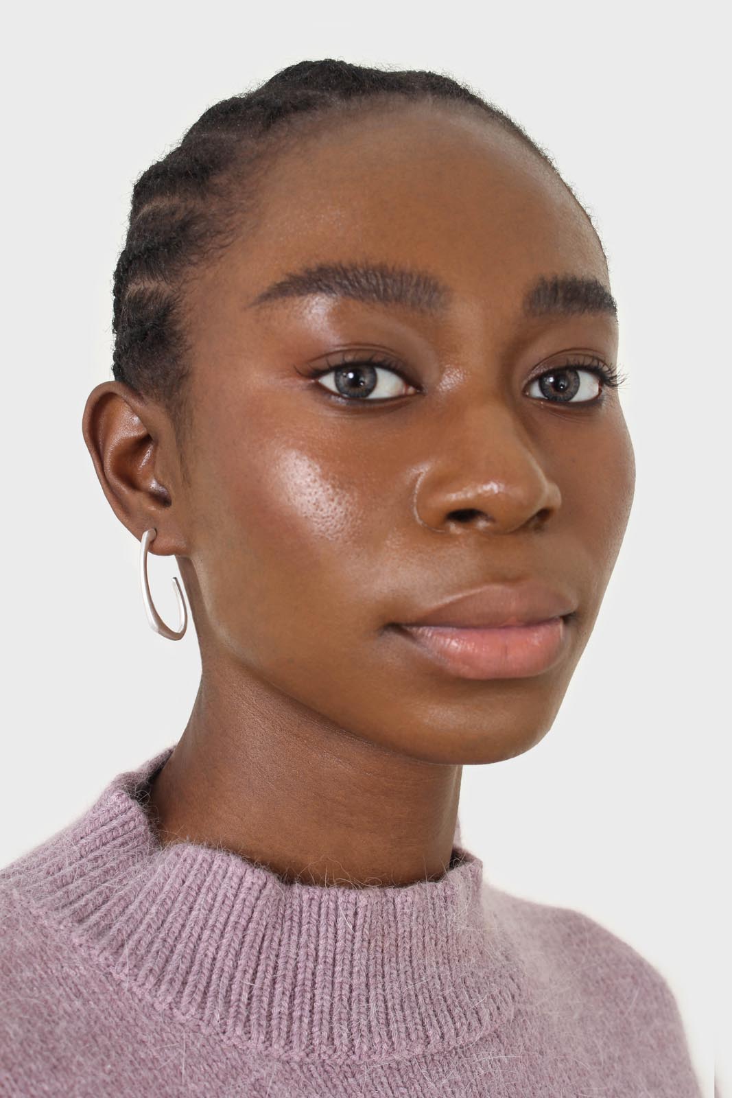 Silver geometric earrings_3