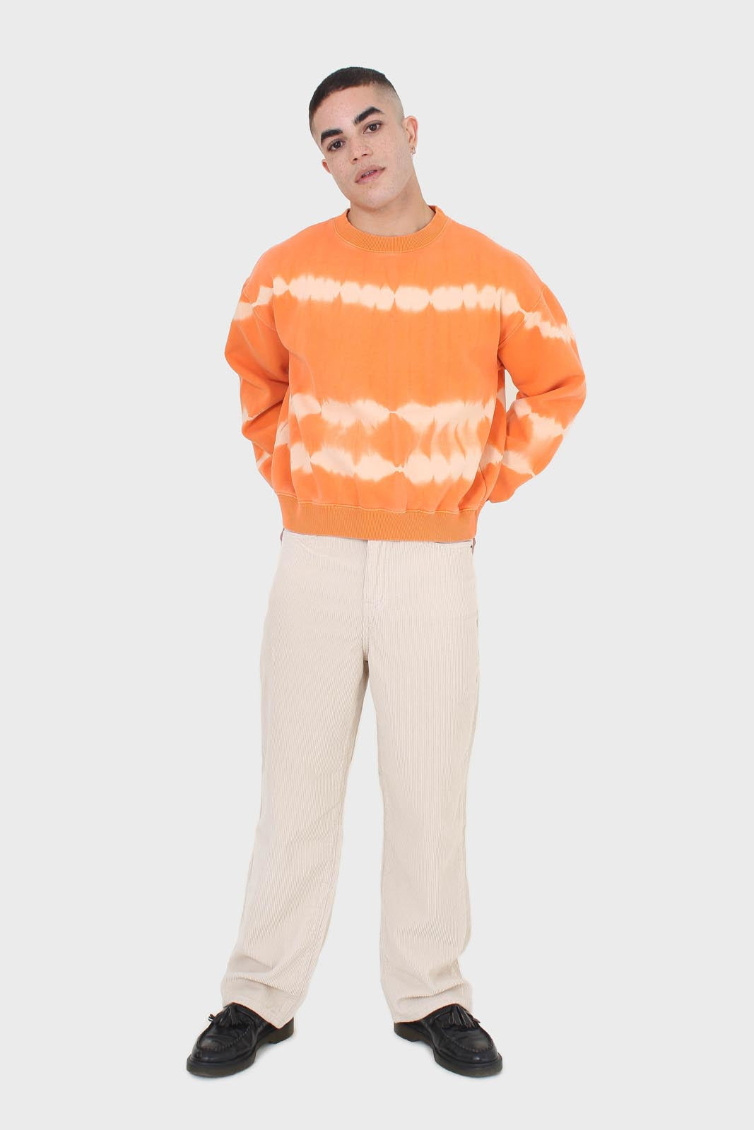Orange tie dye crewneck sweatshirt_15