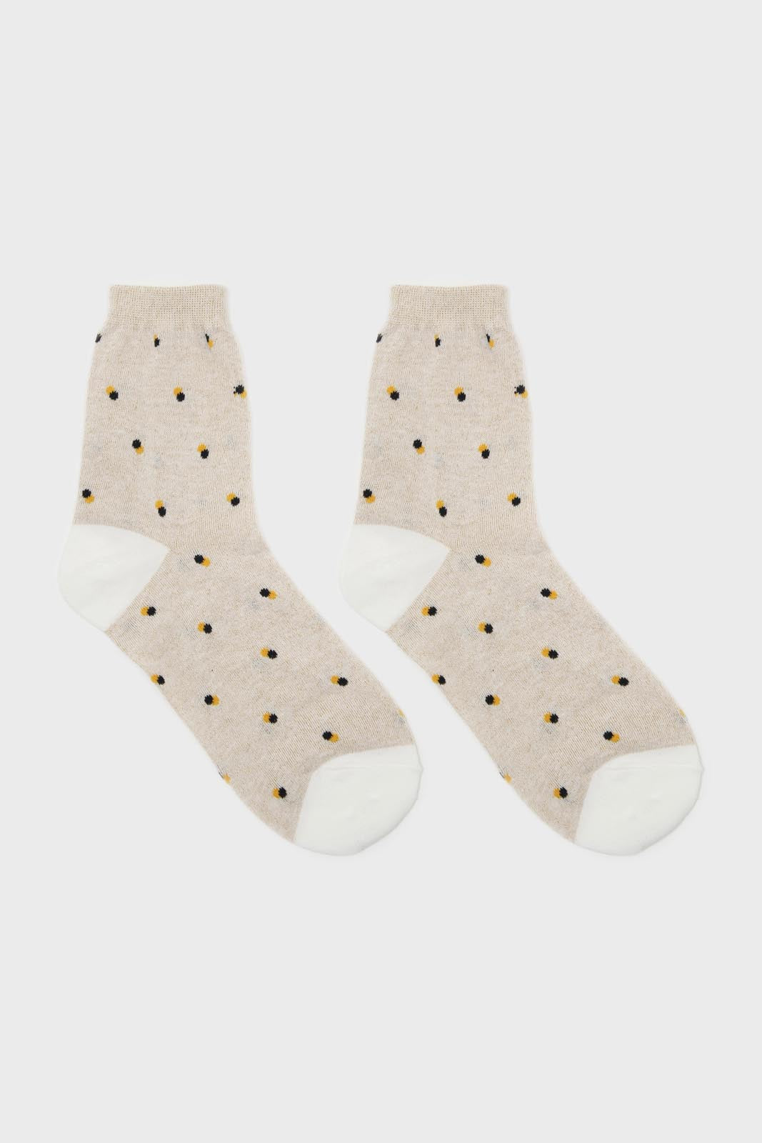 Ivory double dot socks_3