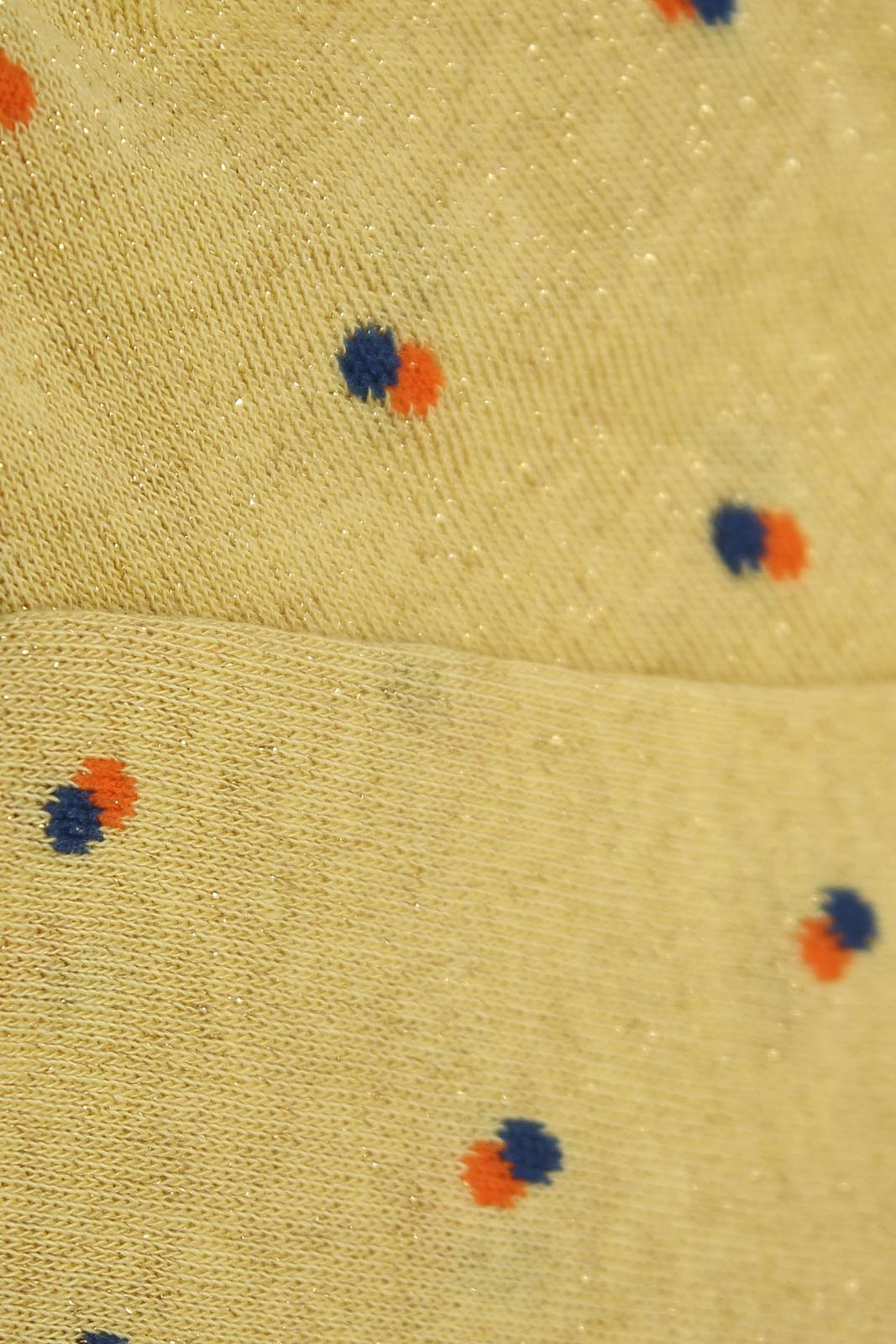 Yellow double dot socks_2