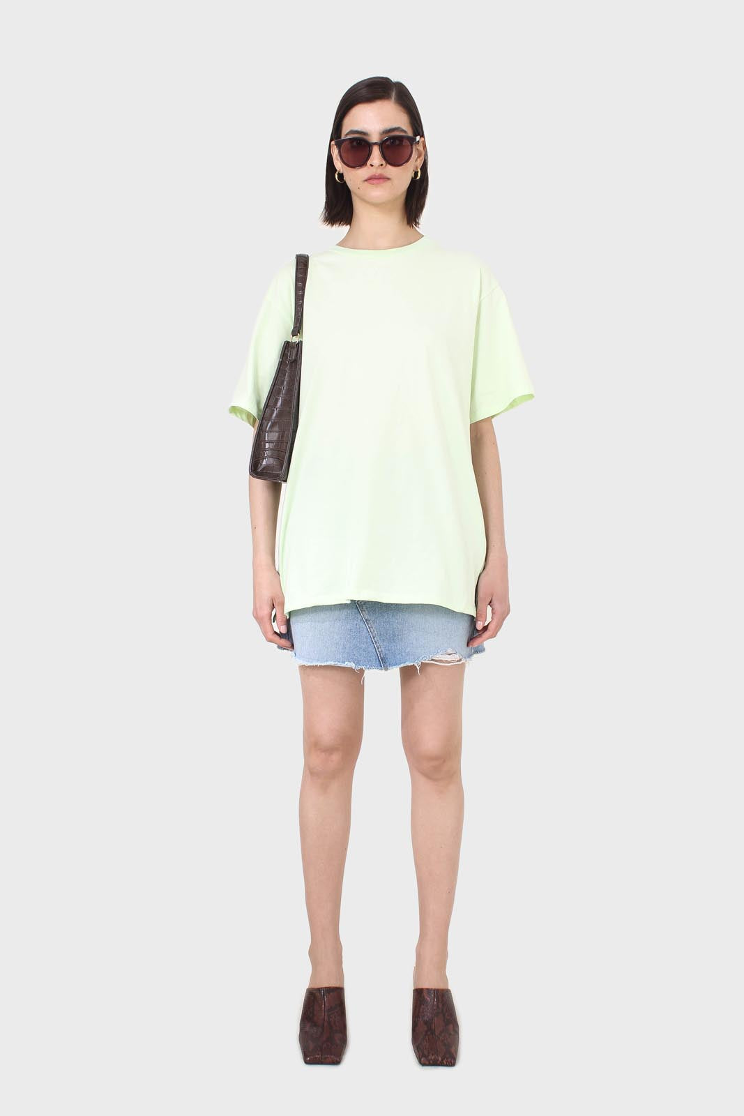 Lime green crew neck short sleeve tee_3