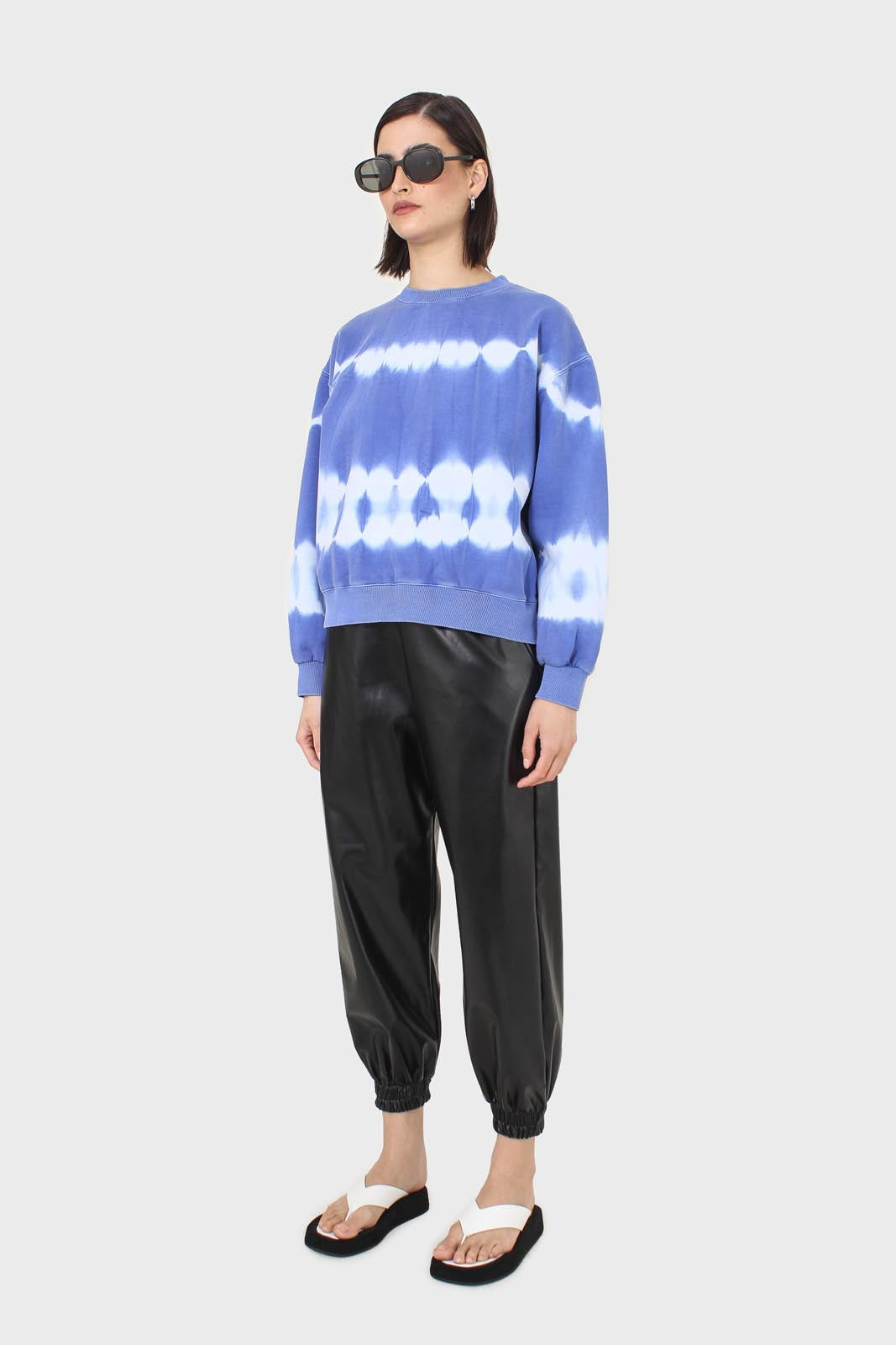 Cobalt blue tie dye crewneck sweatshirt_12
