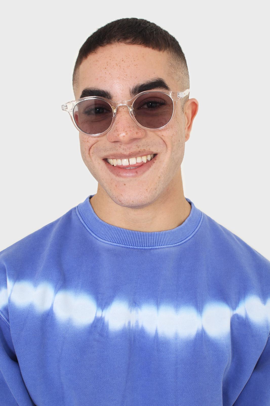 Cobalt blue tie dye crewneck sweatshirt_6