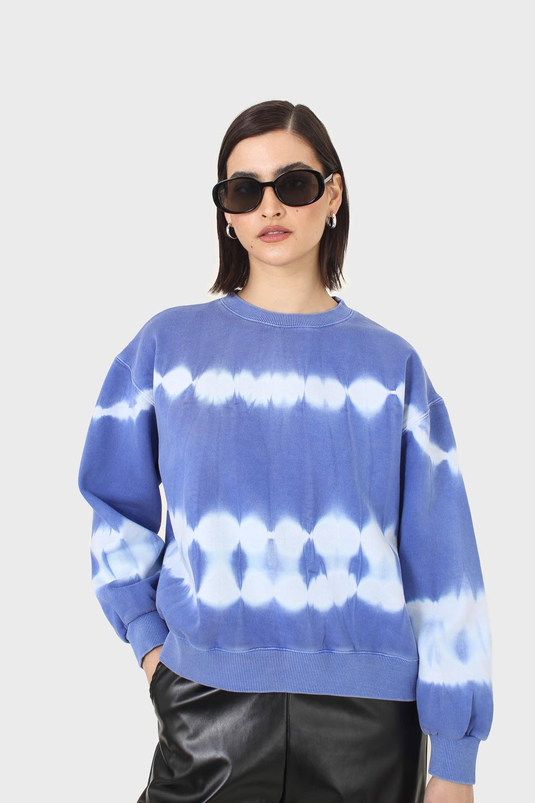 Cobalt blue tie dye crewneck sweatshirt_9
