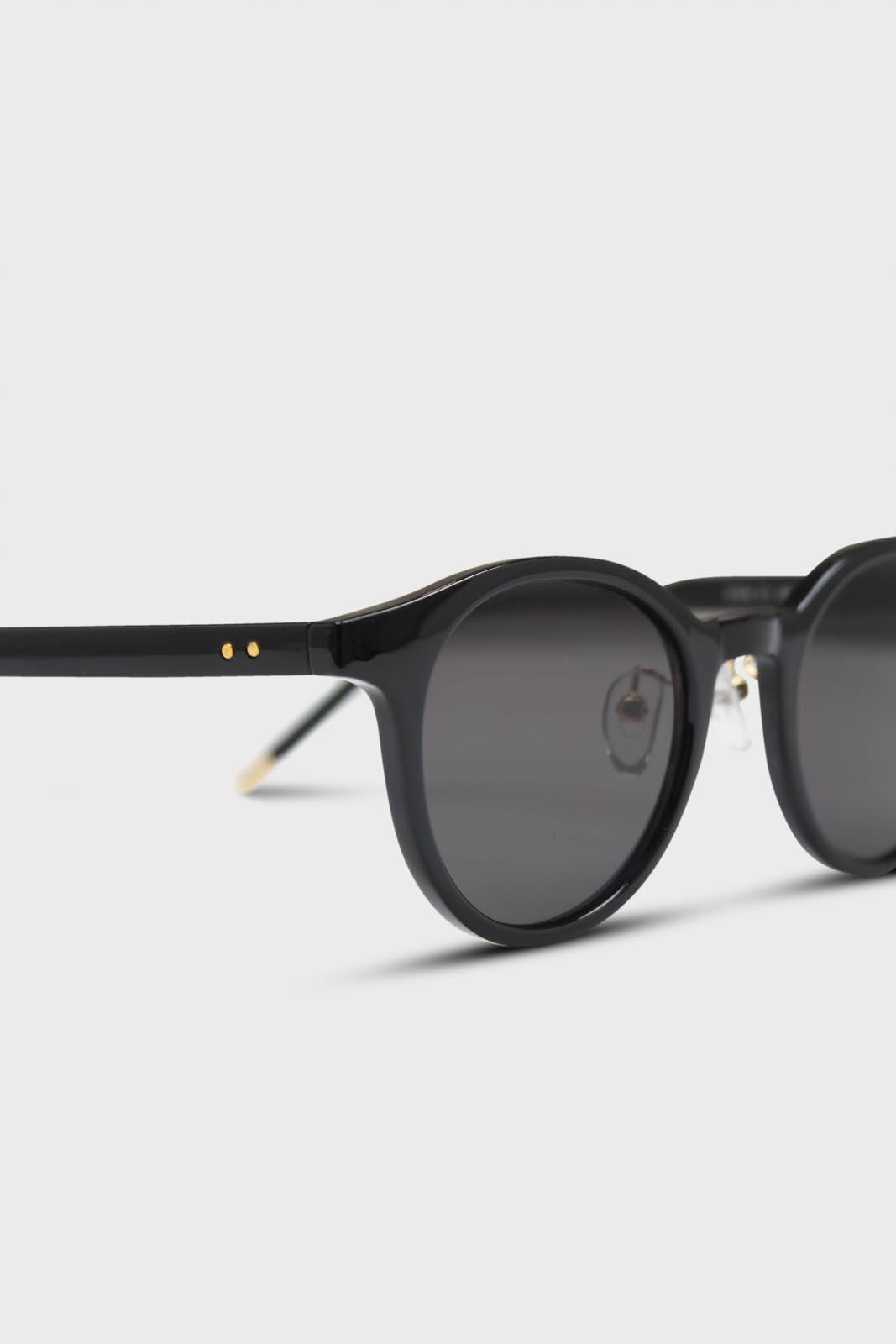 Black classic round sunglasses_4