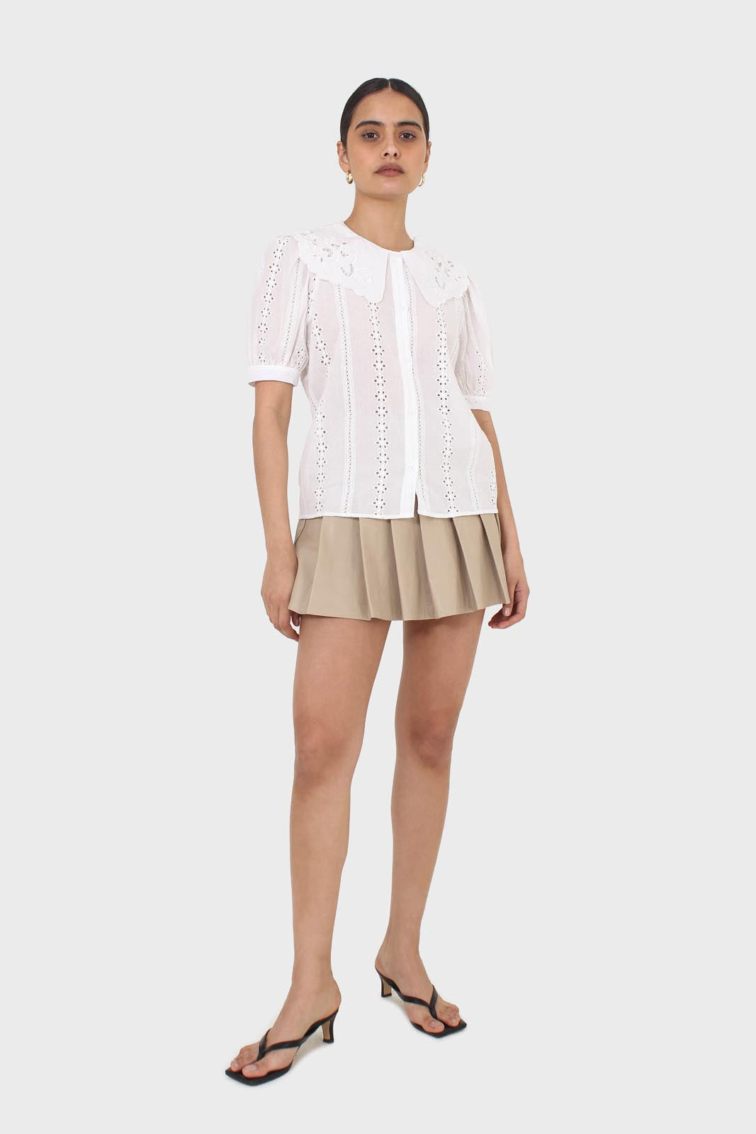 Ivory broderie anglaise large collar blouse_3