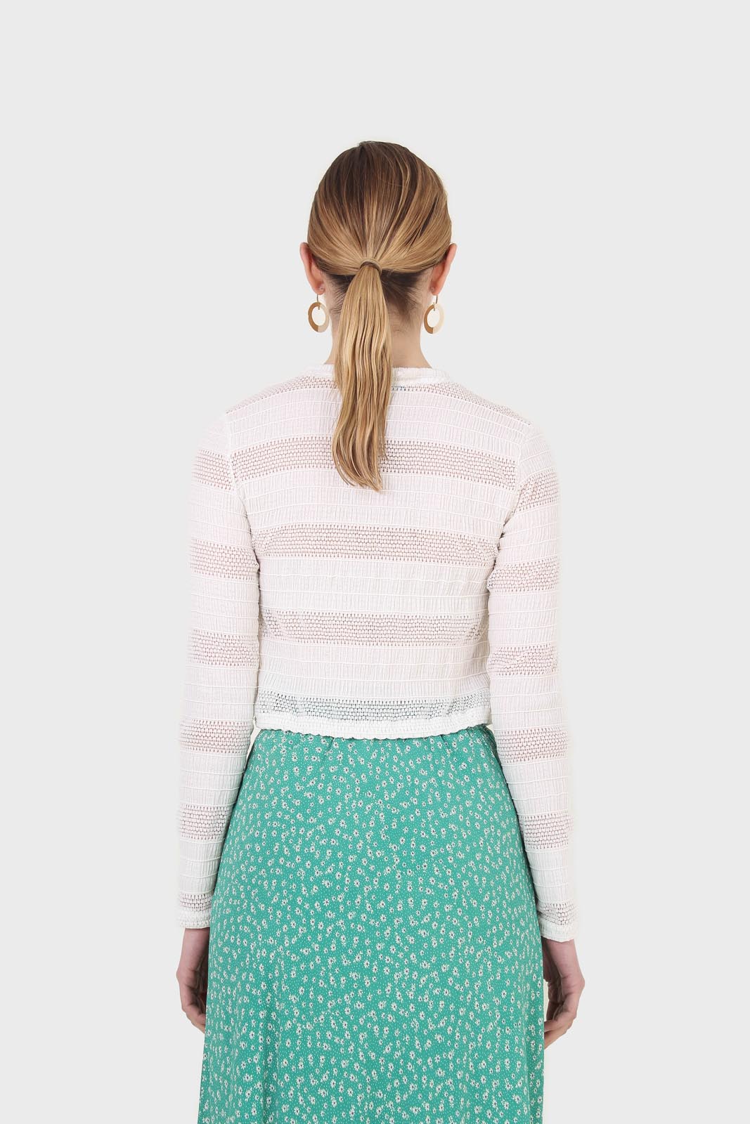 Ivory textured long sleeved top_2