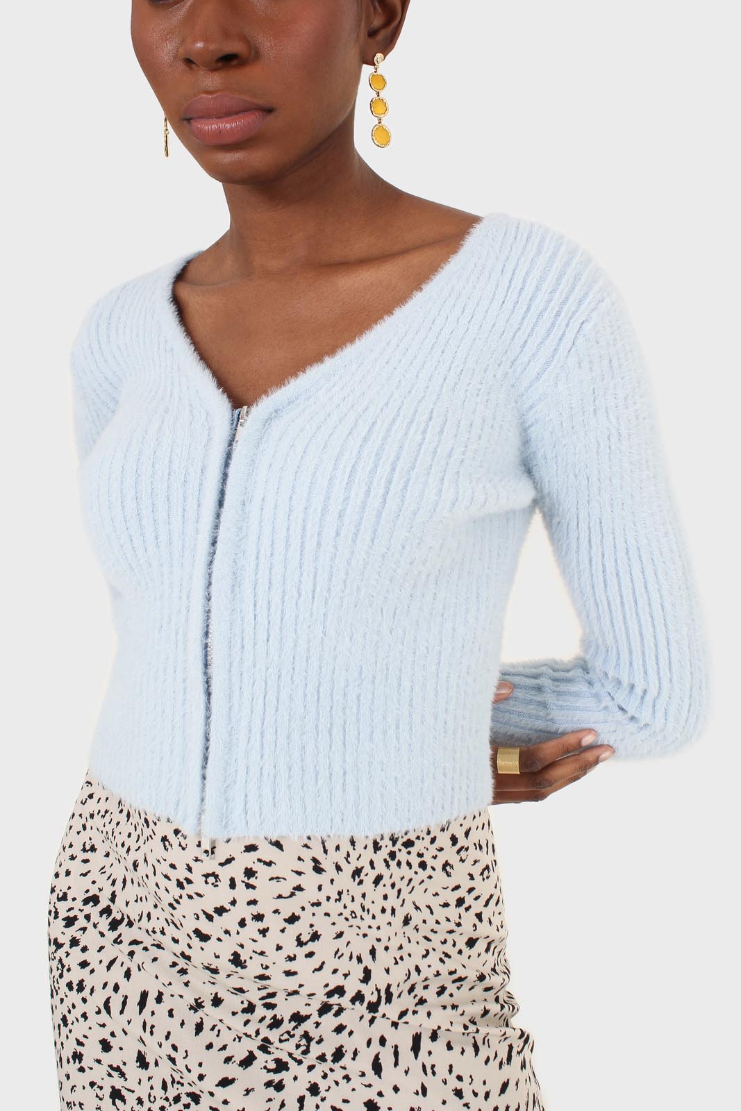 Baby blue ribbed zip cardigan_2