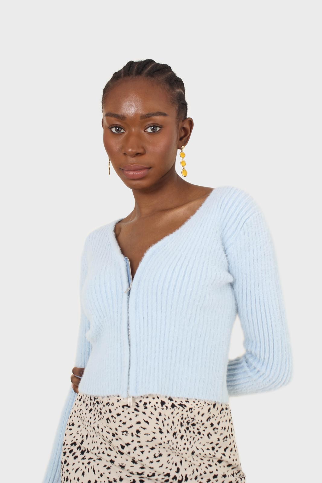 Baby blue ribbed zip cardigan_10