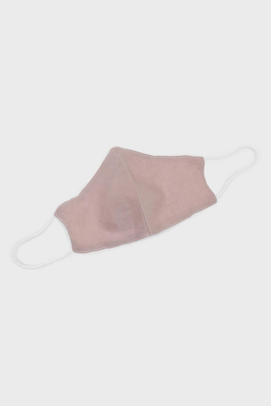 Pale pink light linen face mask_2