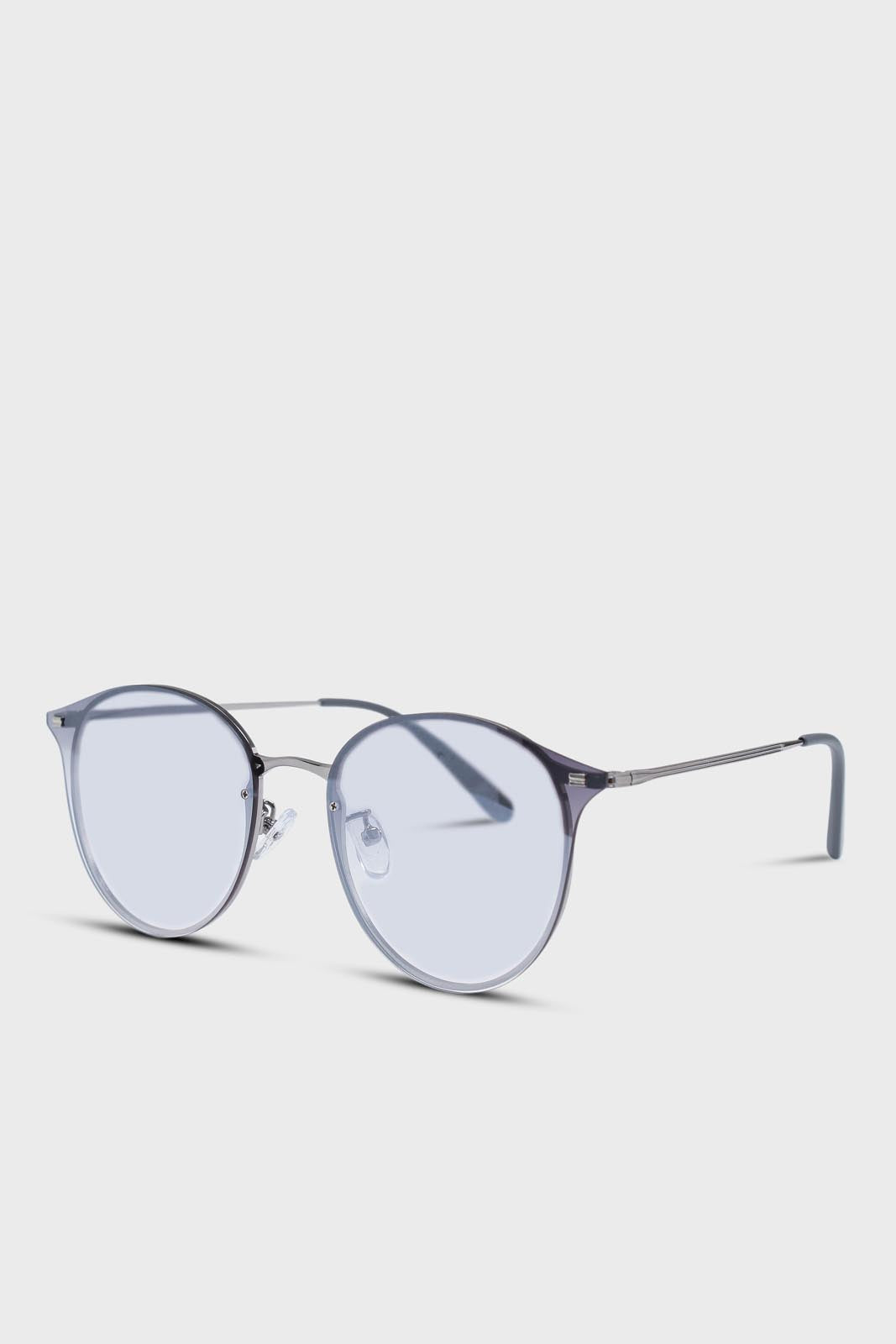 Grey gradient frameless sunglasses_3