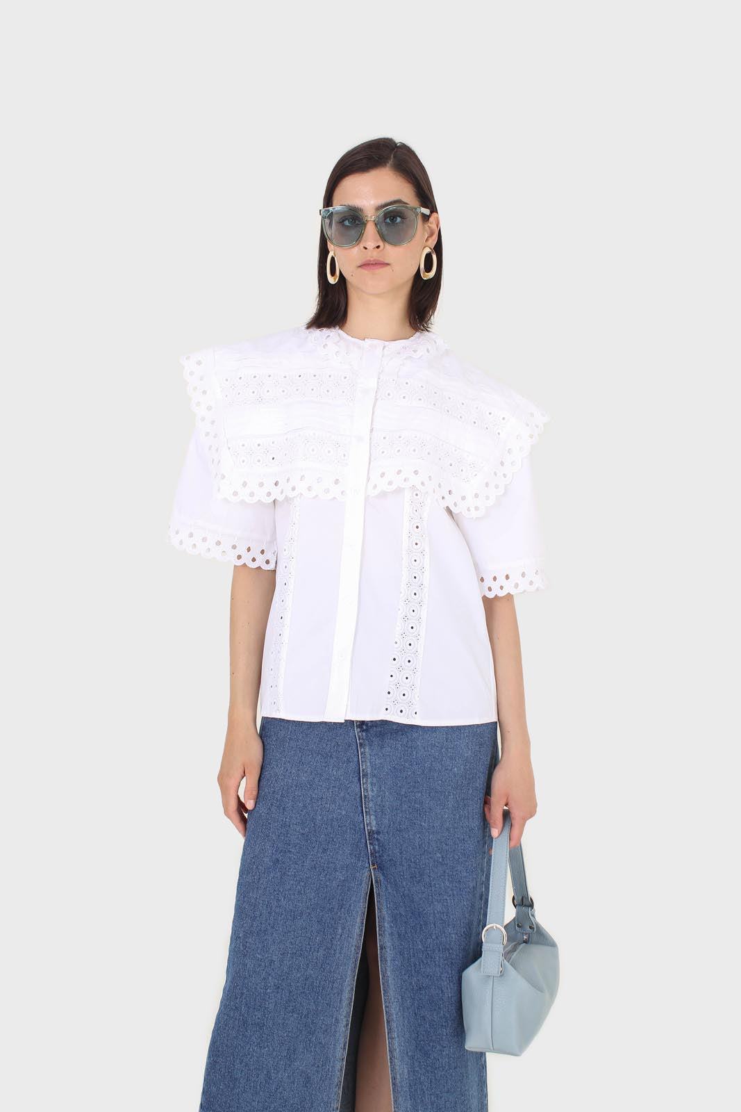 Ivory broderie anglaise oversized yoke blouse_7