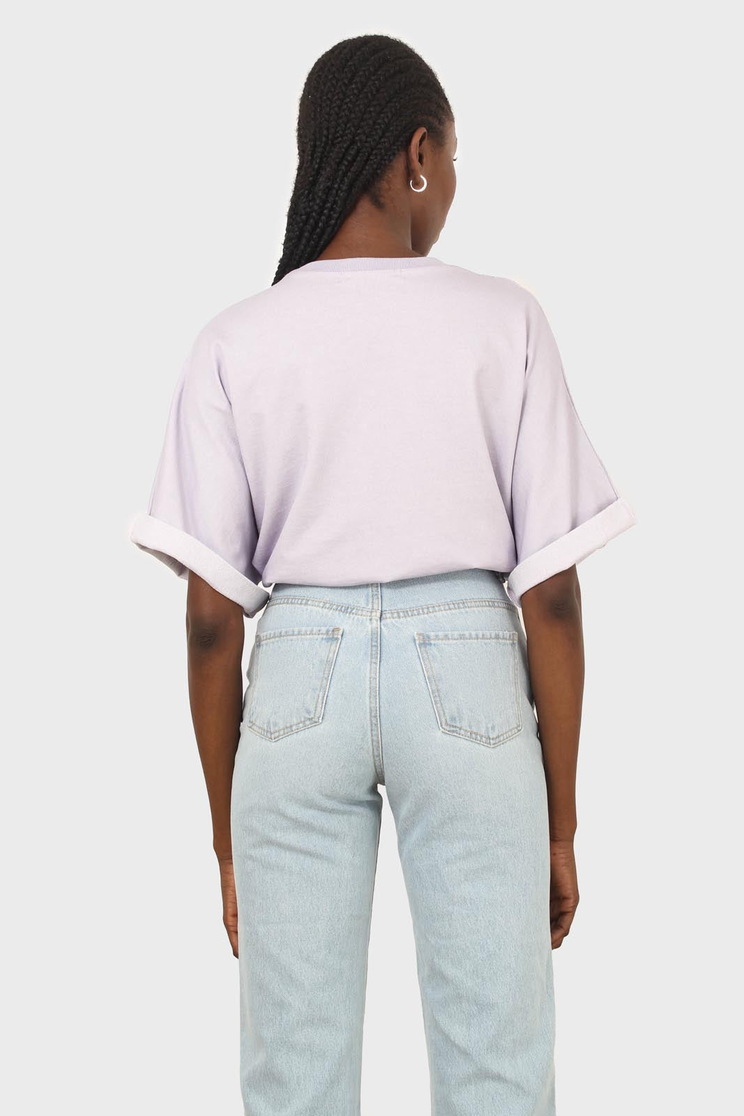 Lilac taped front short sleeved tee_3