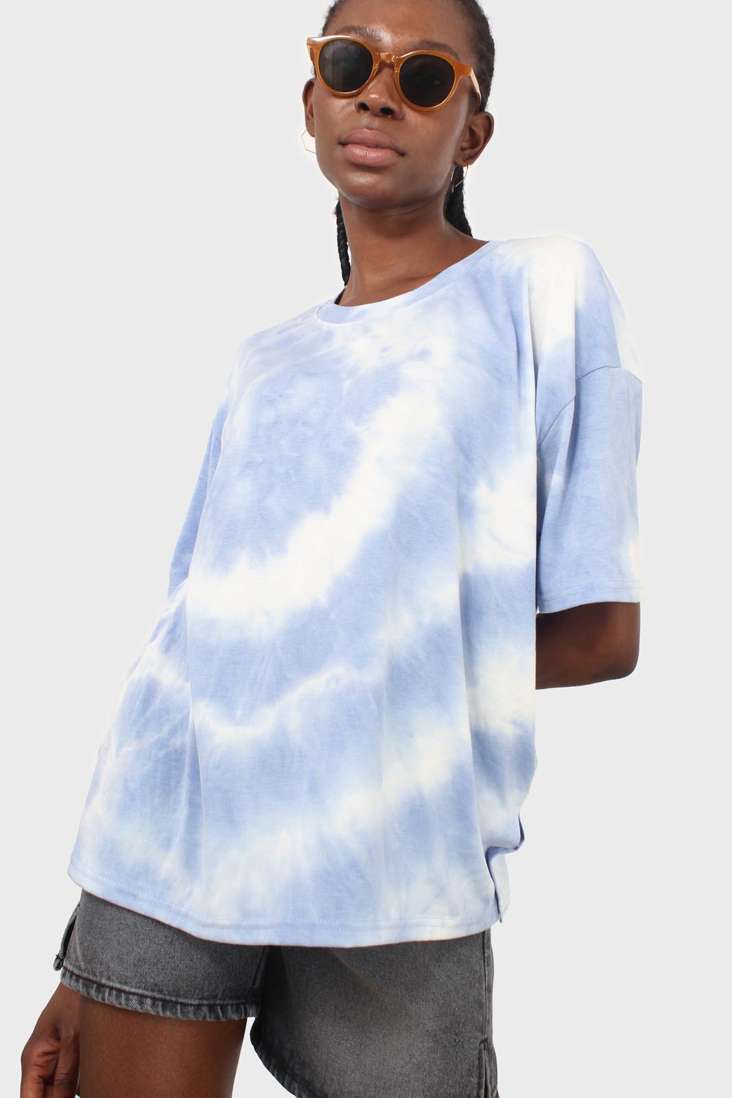 Blue and white tie dye t-shirt_4