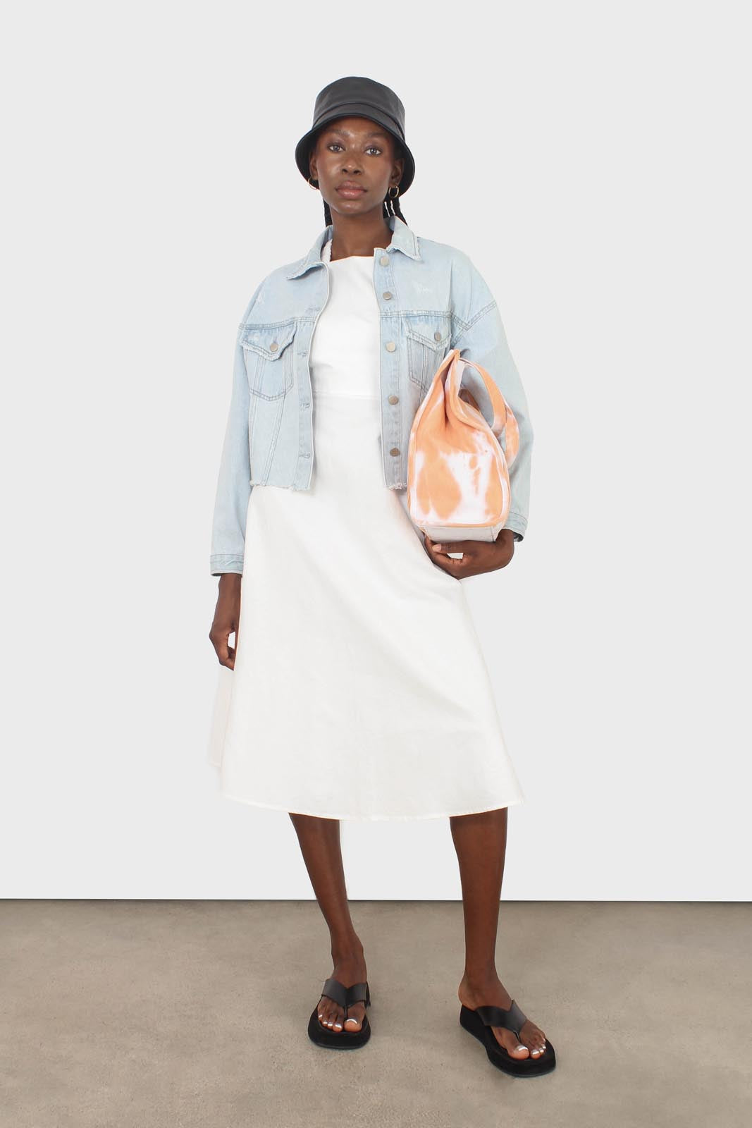 White open cross back dress_3