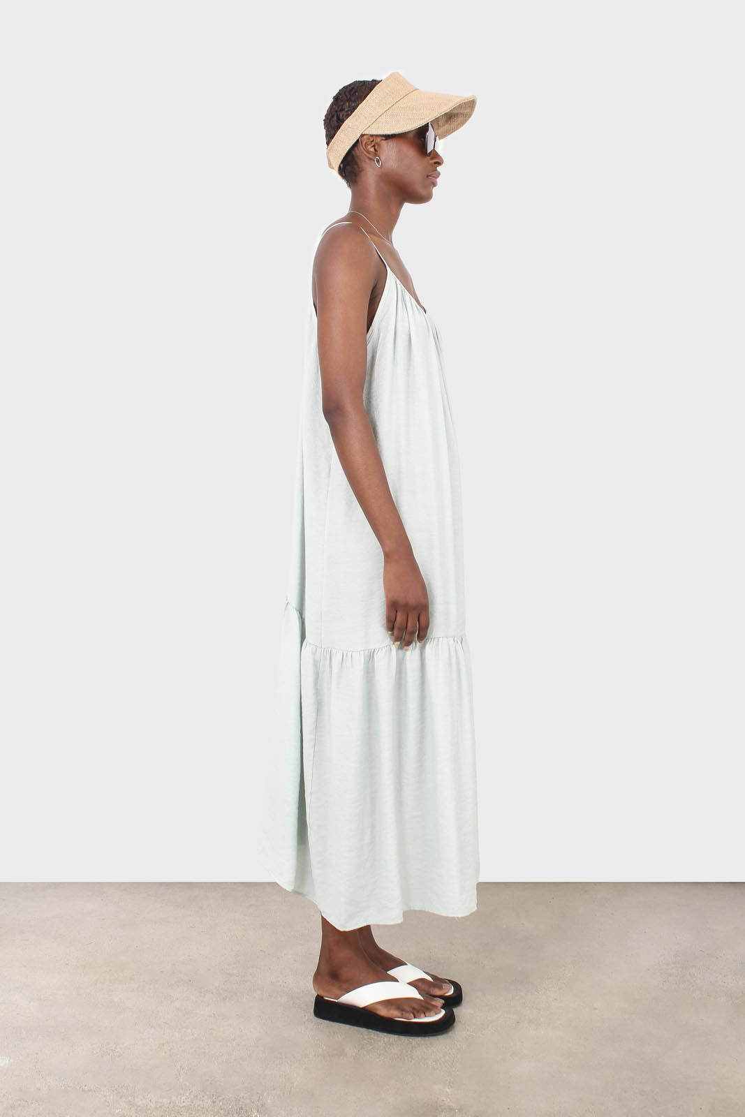 Dove blue strappy low back maxi dress_8