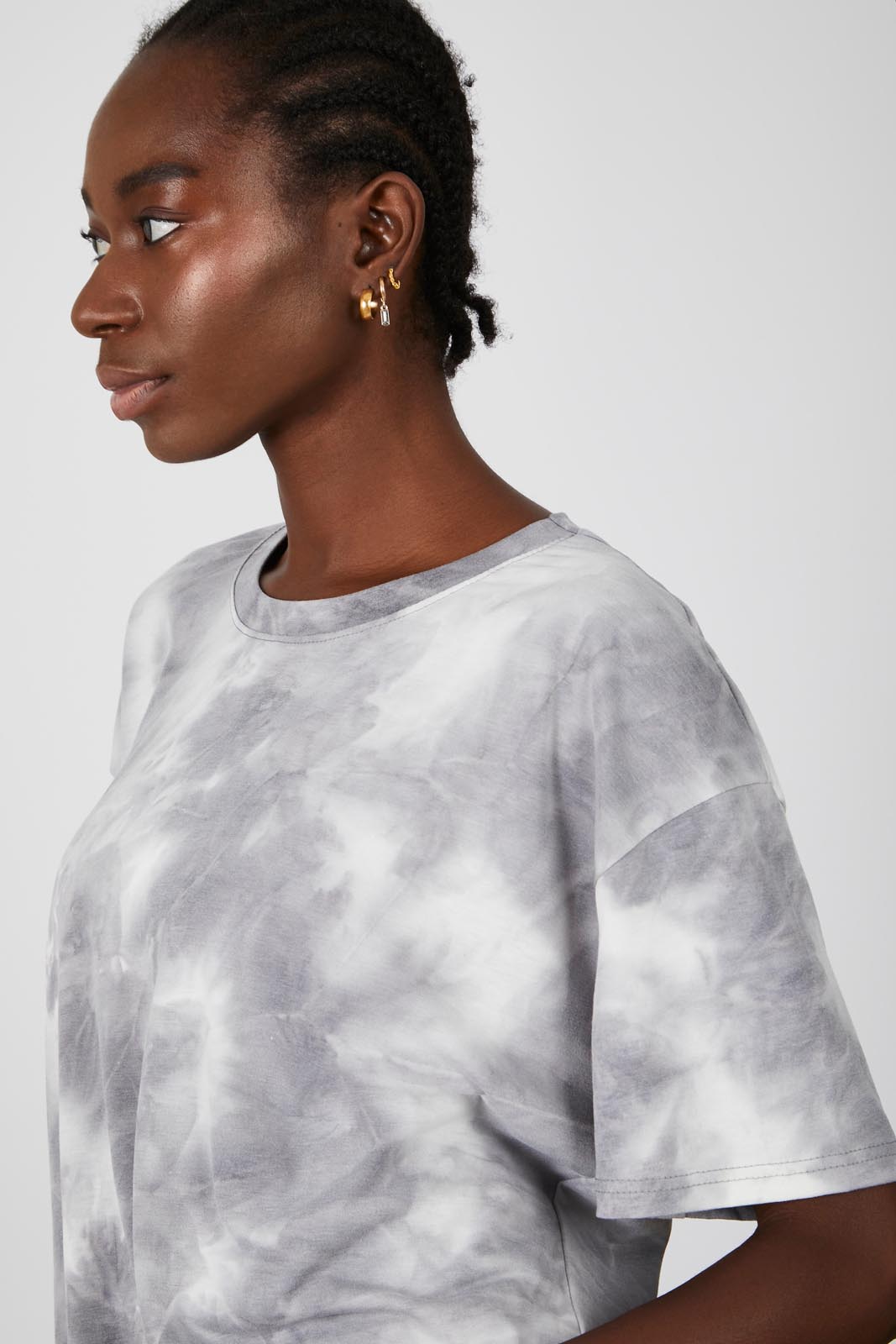 Black and white tie dye t-shirt_2