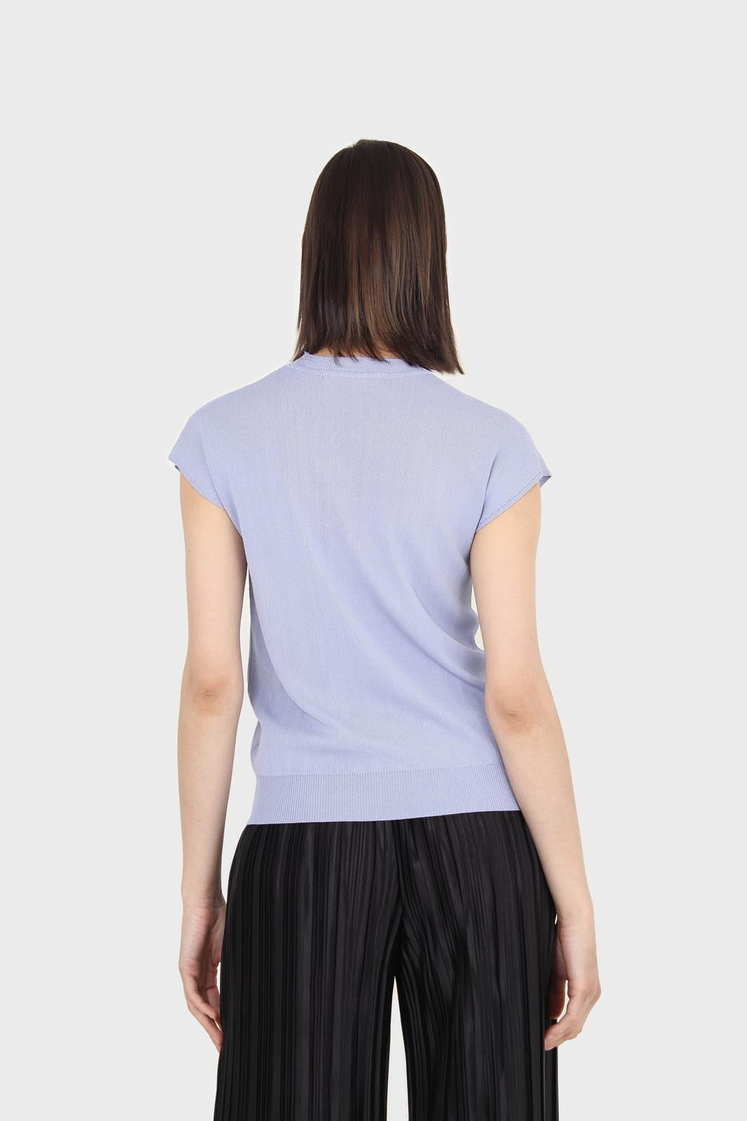 Lilac sleeveless crewneck knitted tee_2