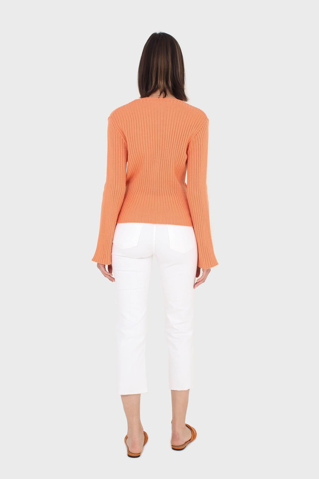 White cut bottom boyfriend jeans - 2005_5