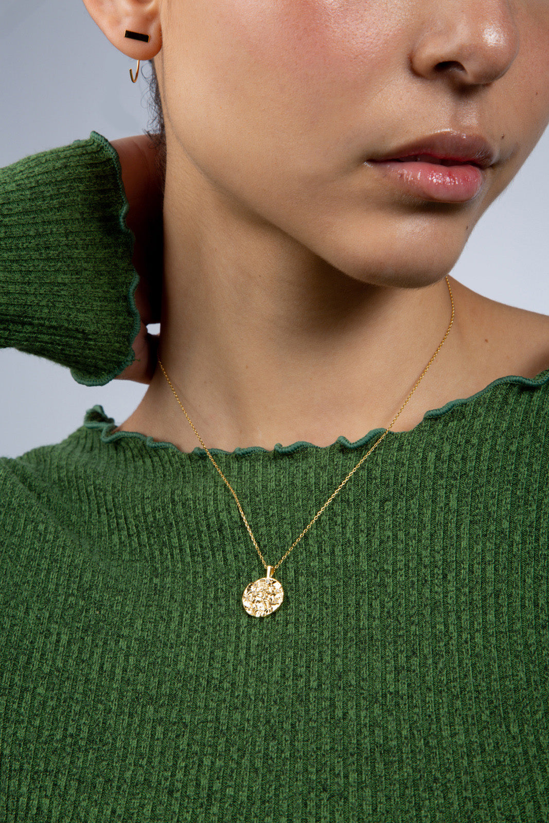 Gold zodiac charm necklace - Sagittarius_4