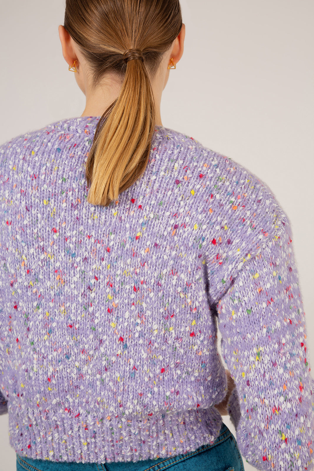 Purple rainbow flecked jumper_14