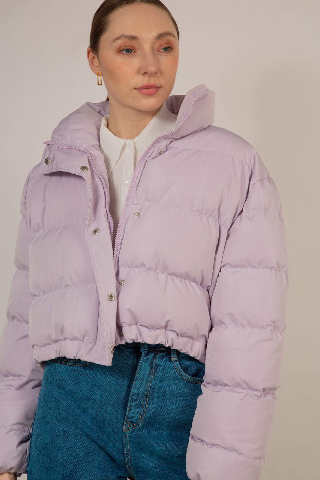 Lilac cropped puffer jacket_4