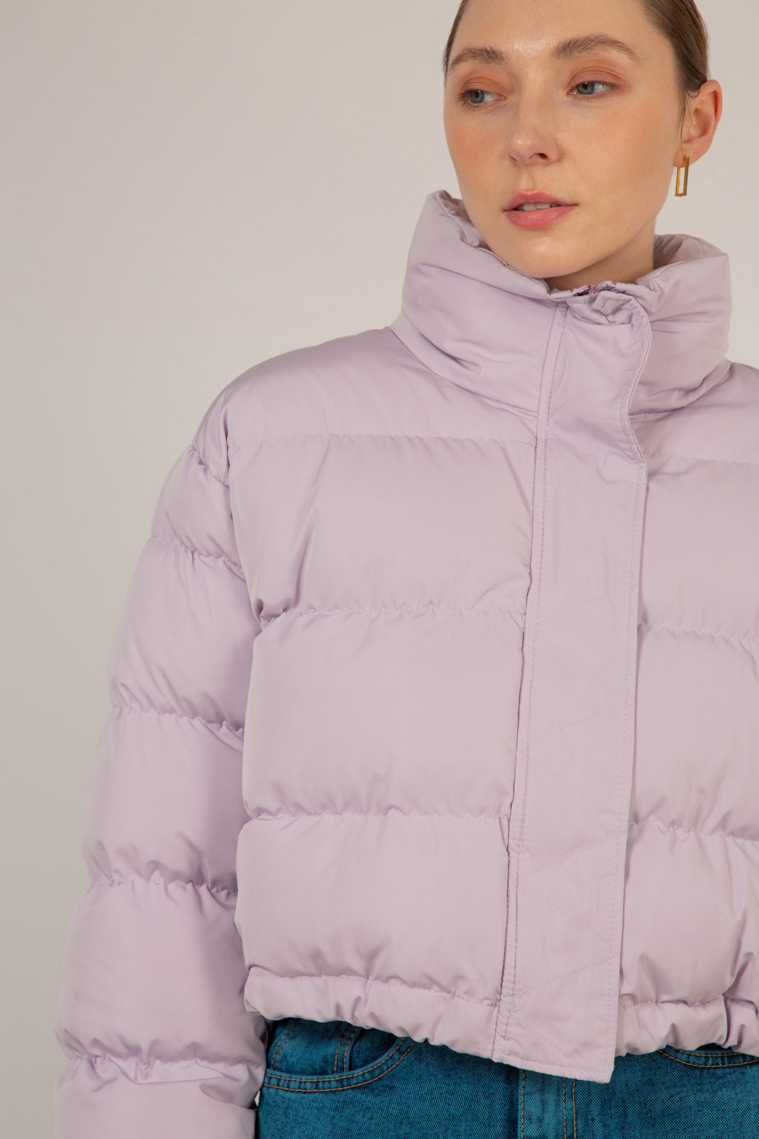 Lilac cropped puffer jacket_5
