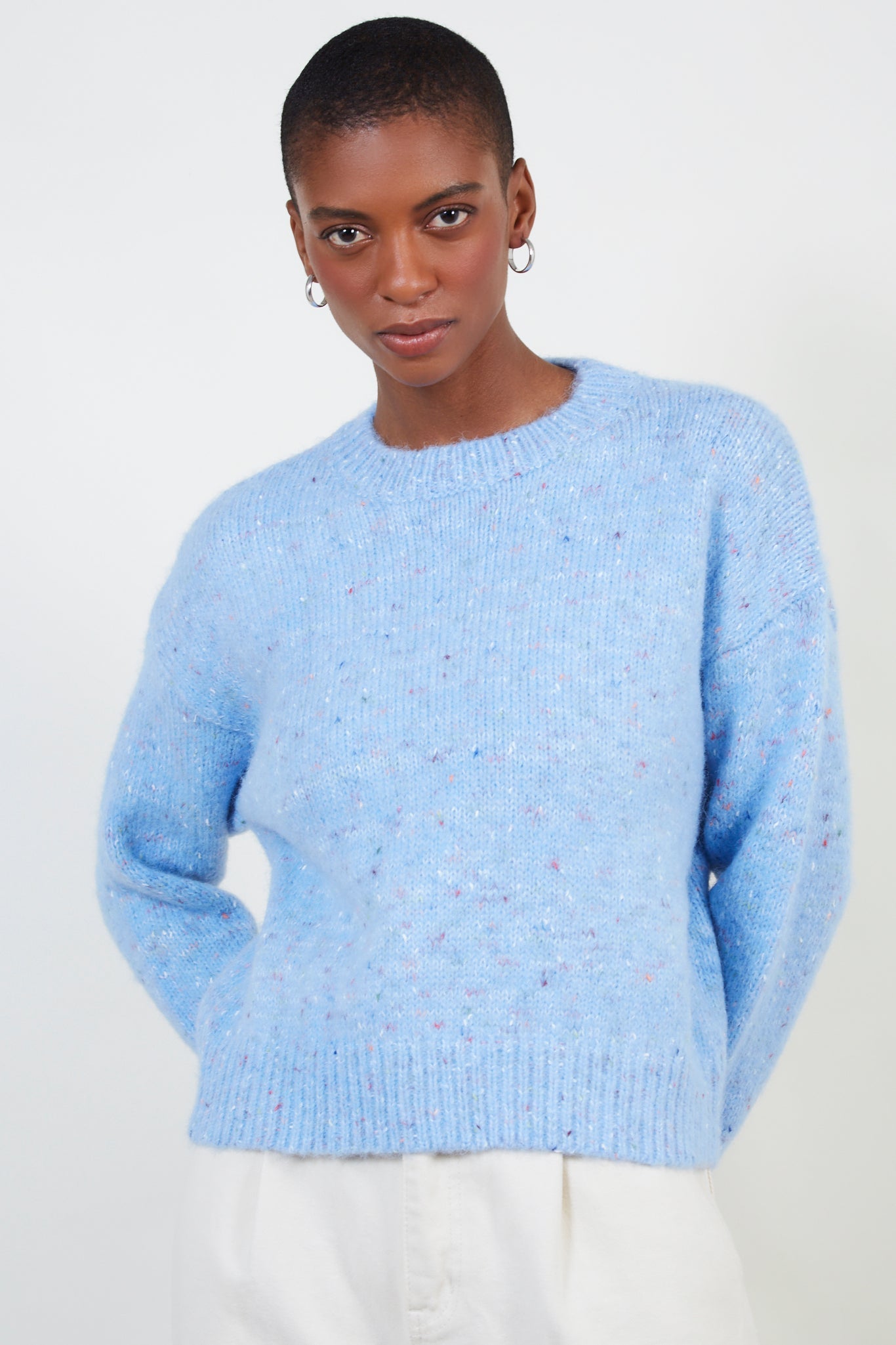 Baby blue rainbow fleck smooth jumper_3