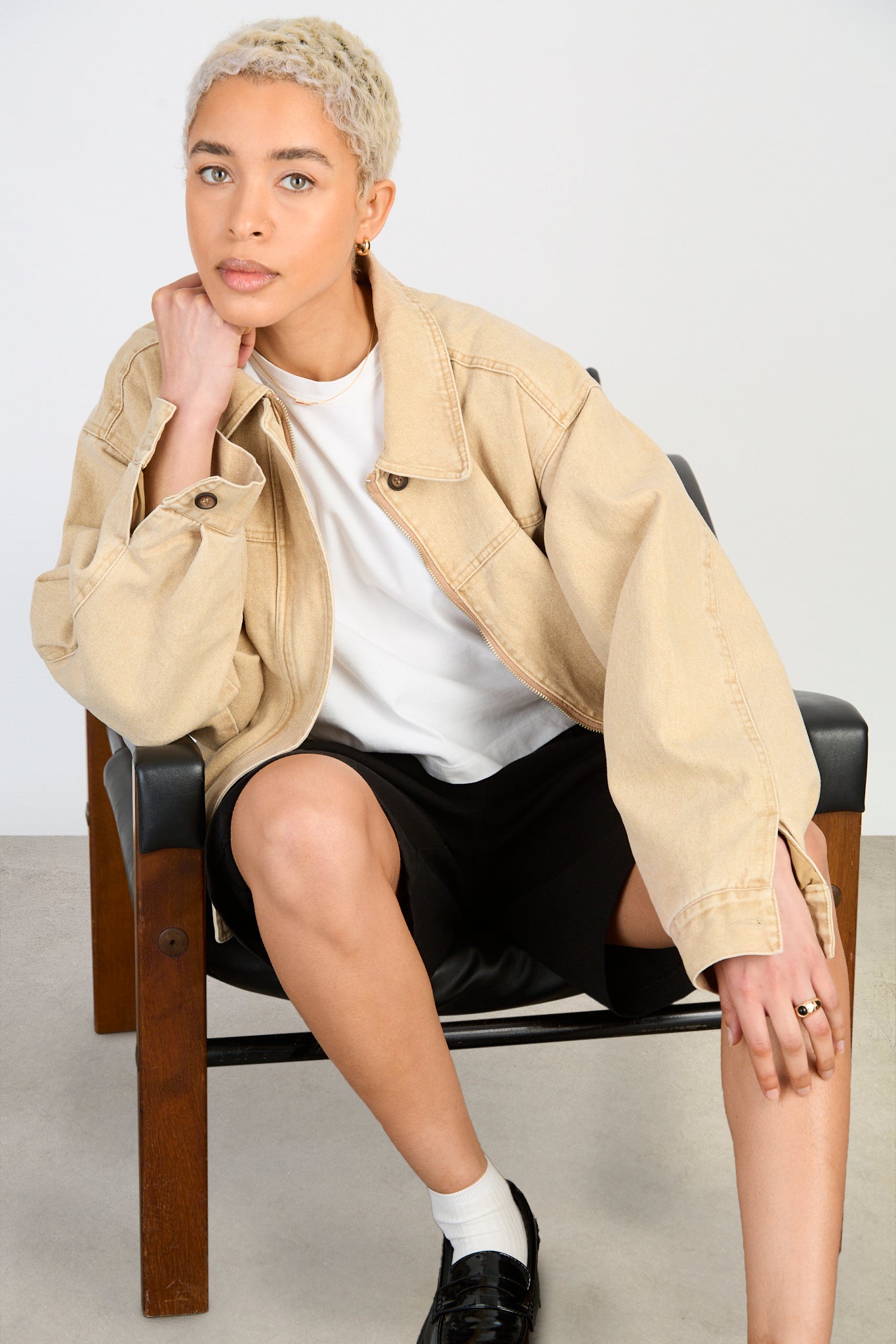 Beige denim jacket_6