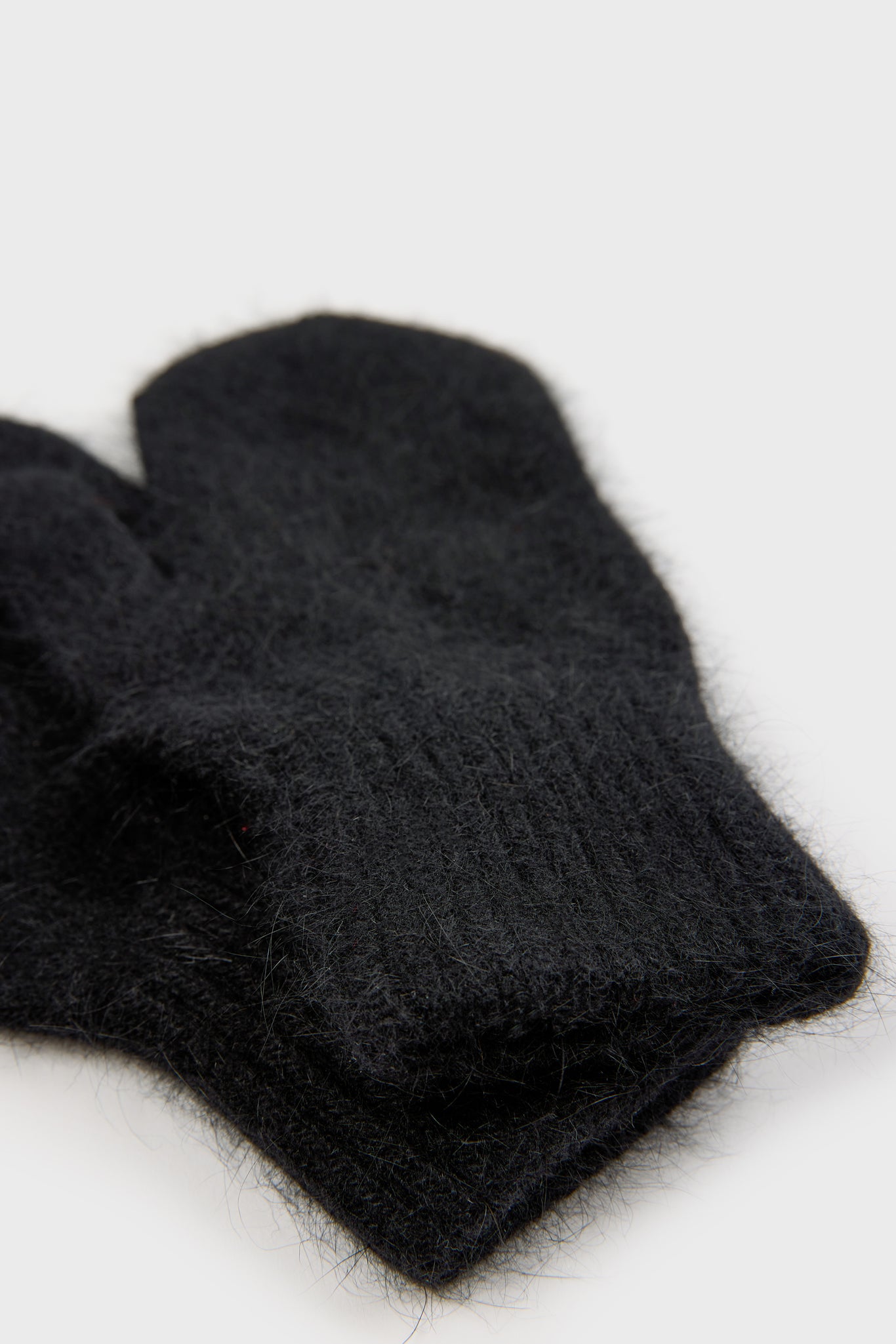 Black angora wool blend mittens_3