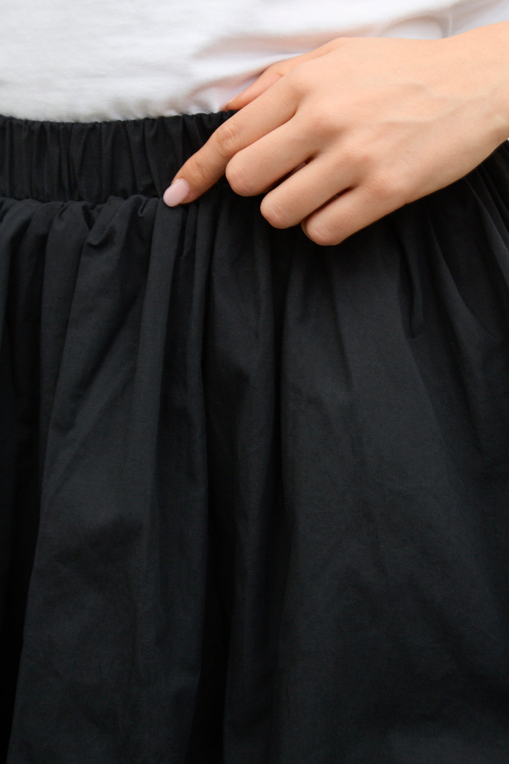 Black mini bubble skirt_3