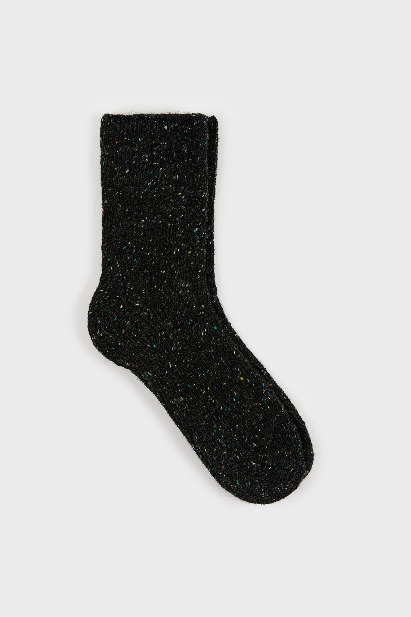 Smooth rainbow fleck wool blend socks - Set of 3