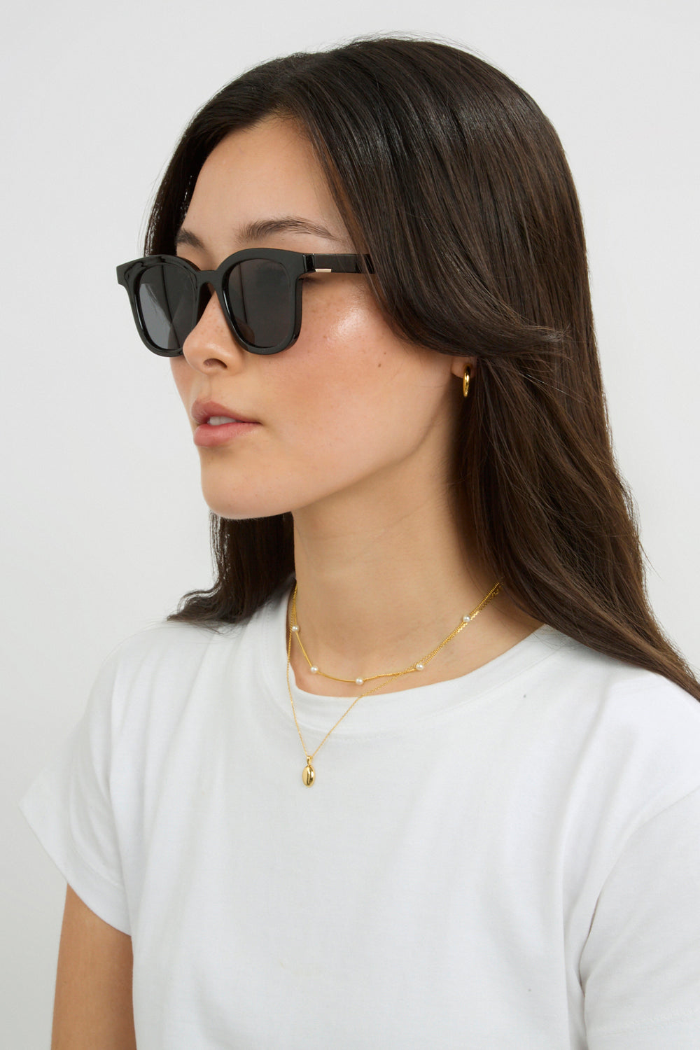 Black thick square sunglasses_2