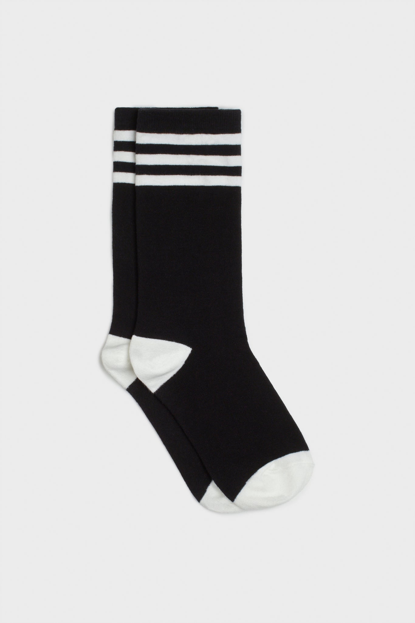 Black and white varsity striped socks_3