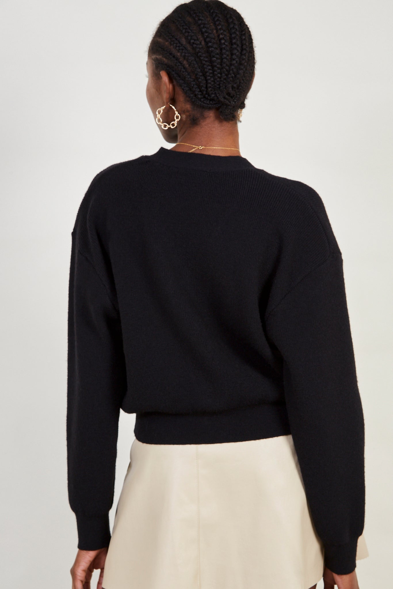 Black smart cardigan_2