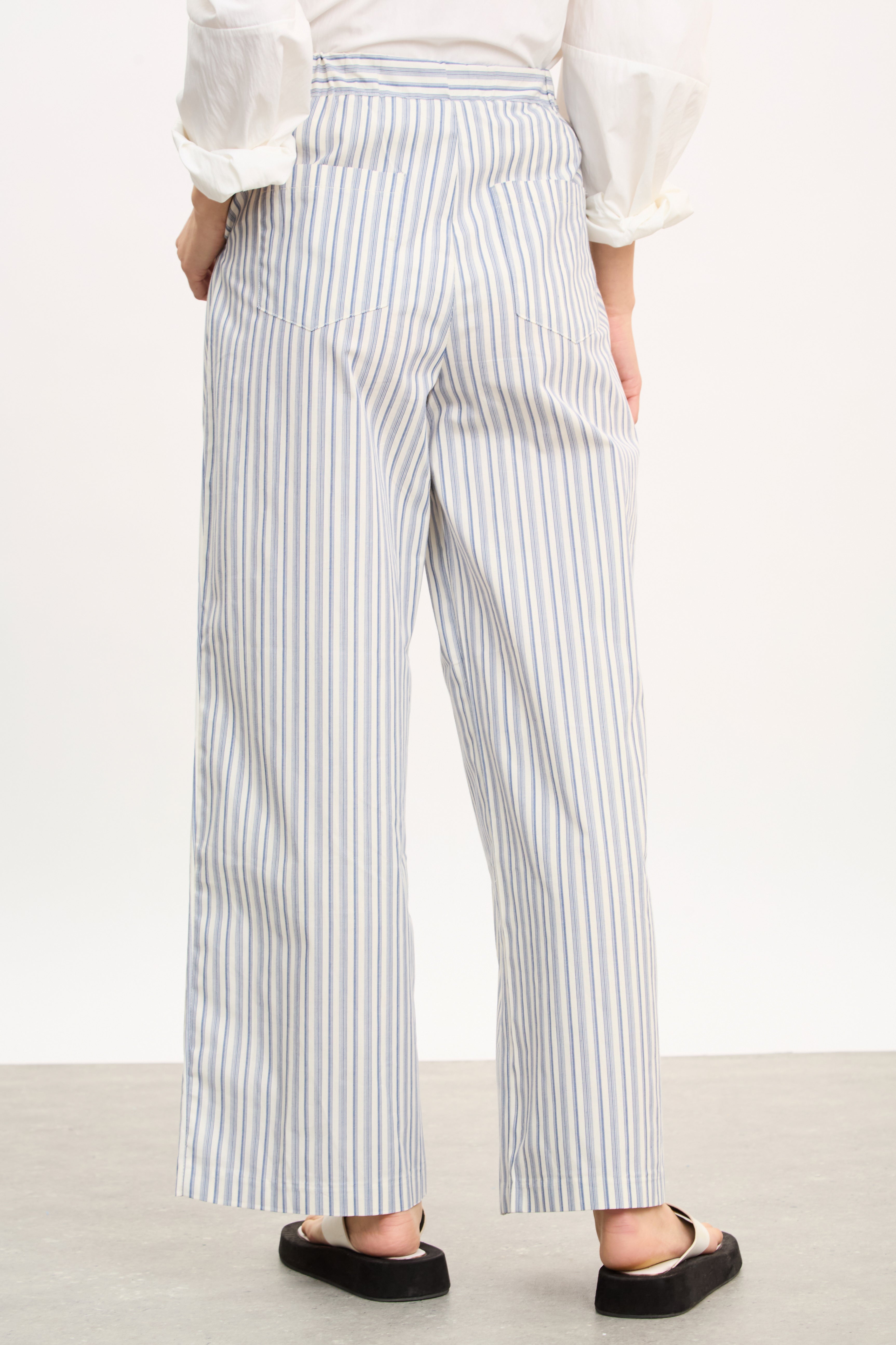 Blue and white multi stripe drawstring trousers_2